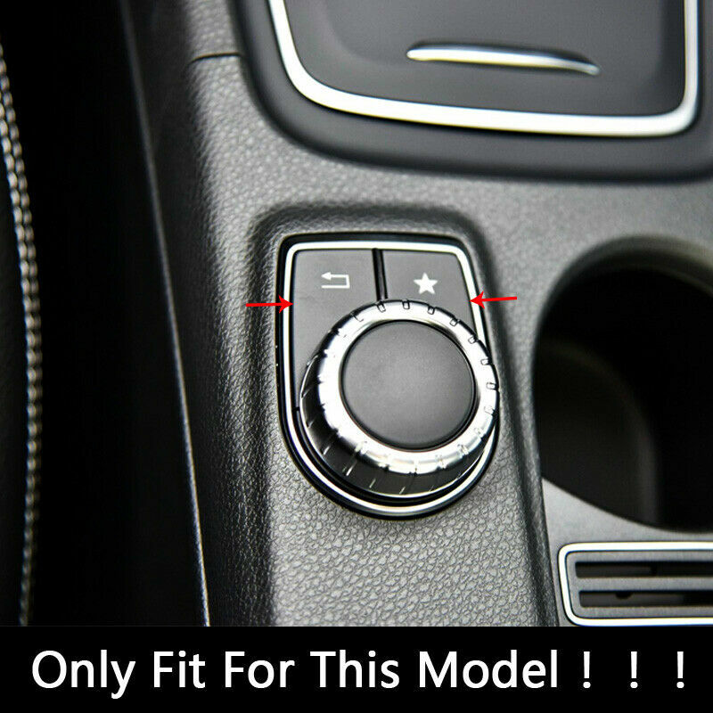 Car Center Console Multimedia Button Trim for Mercedes Benz GLA CLA A B-Class