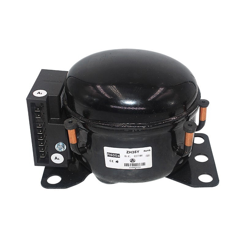 ZH35Y Car Refrigeration Air Compressor Fridge Freezer Marine Solar R600a 12V 24V