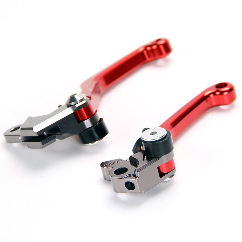 Off road motocross Brake Clutch Levers for Honde CR80R CR85R CRF150R Red