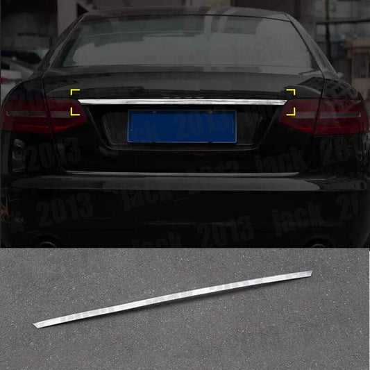 For 2005-2011 for Audi A6 Stainless Chrome Rear Trunk Tailgate Boot Grab Trim Cover