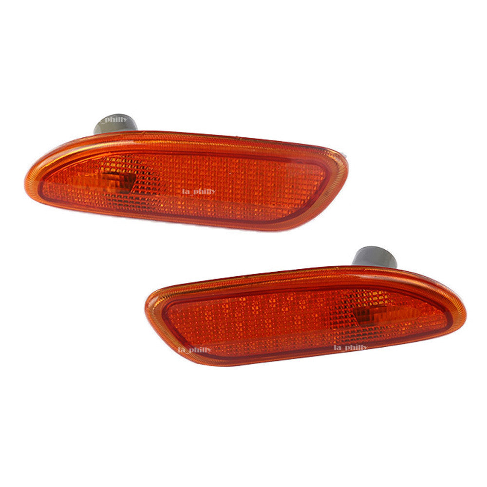 2x LH RH Side Marker In Bumper Turn Signal Light for Mercedes-Benz W203 C-Class