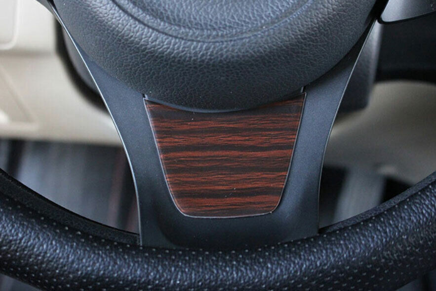 Steering Wheel U Type Cover Trim 1 for Kia K5 Optima 2014-2015 Brown Wood Grain