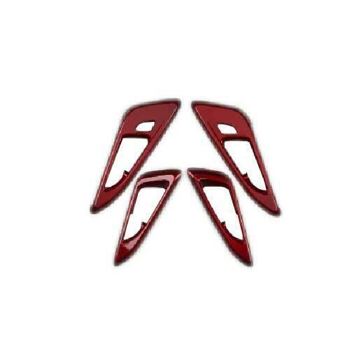 Paint Red Inner Door Handle Frame Trim 4PCS Car Fit for Chevrolet Malibu 16-2021