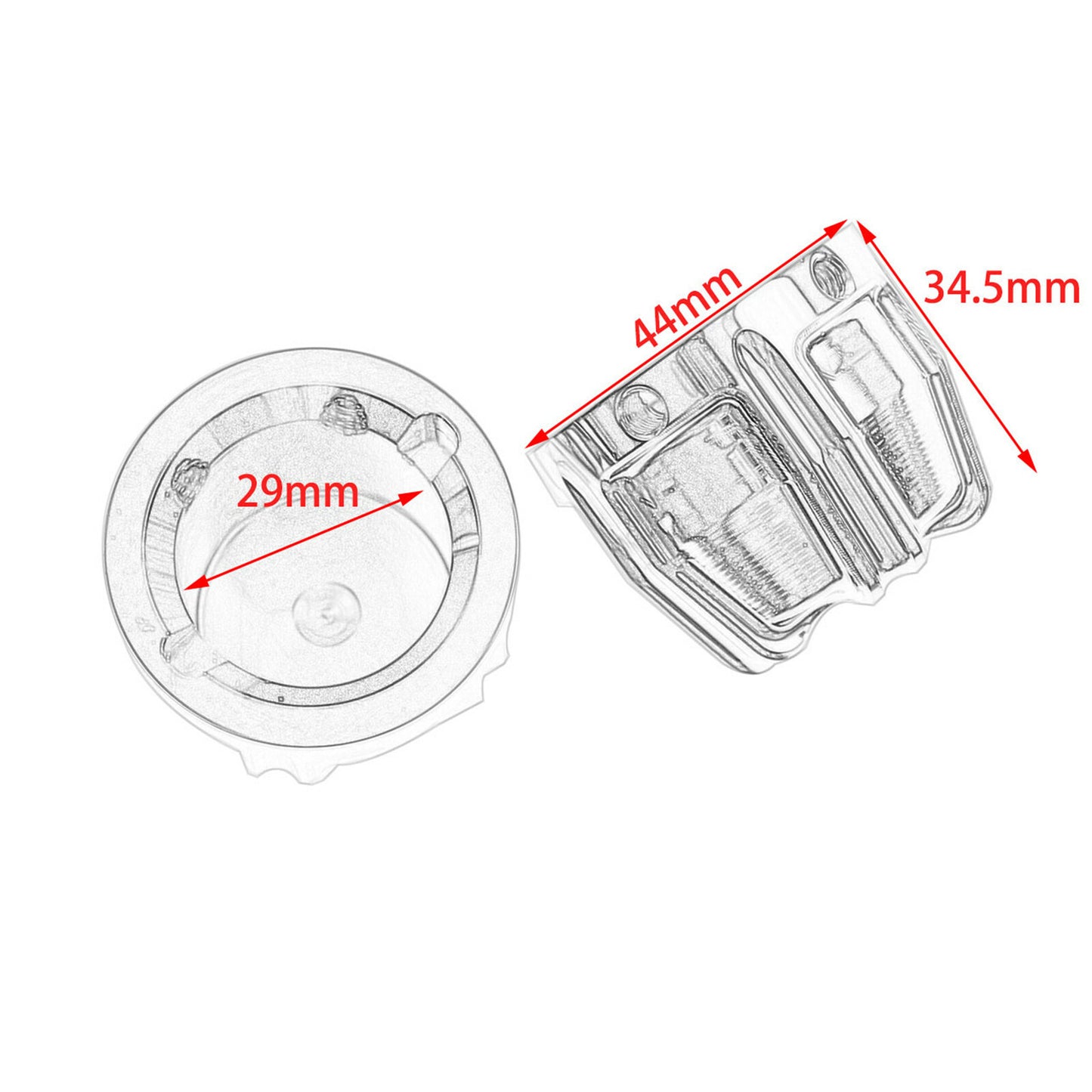 Chrome Front Axle Nut Cover Cap CNC Fit for Harley Softail Fat Boy Dyna Touring