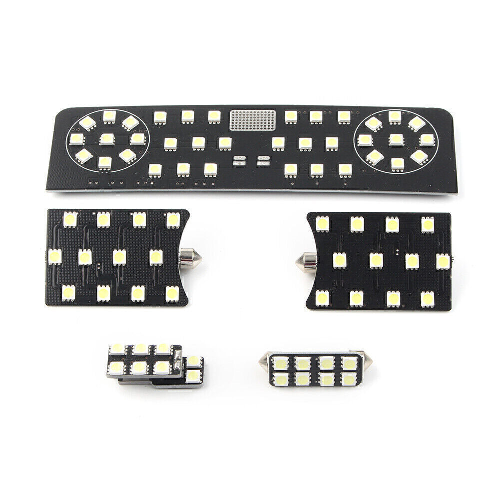 White LED Interior Lights Package for 2009+ for Volkswagen for Tiguan Without skylight