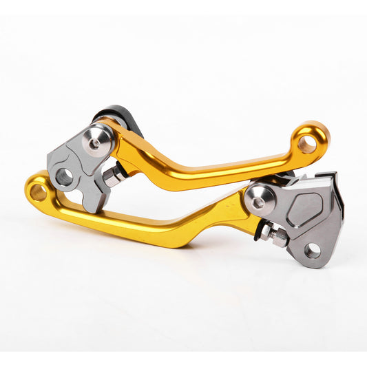 Fit for Suzuki RMZ250 2007-2019 RMZ450 2005-2019 Pivot Clutch Brake Levers Gold US