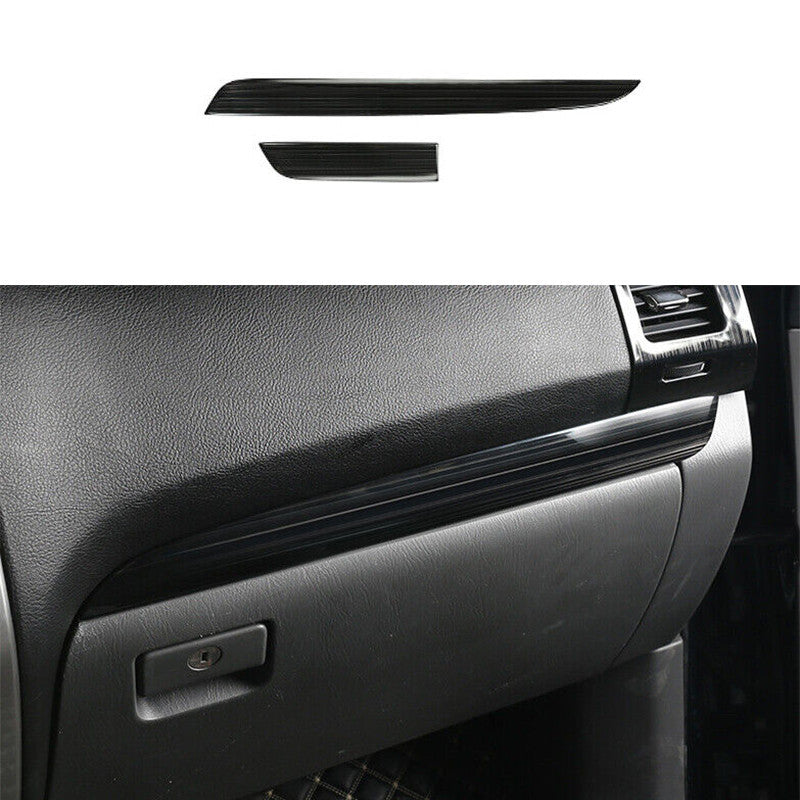 Inner Console Dashboard Strip Trim Black Steel for Toyota Prado FJ/LC150 03-2009