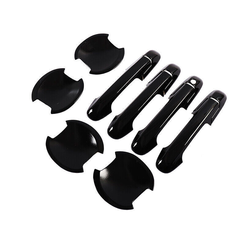 for Honda Accord 7th 2.4 03-07 Gloss Black Side Door Handle Bowl Cover Trim 12P