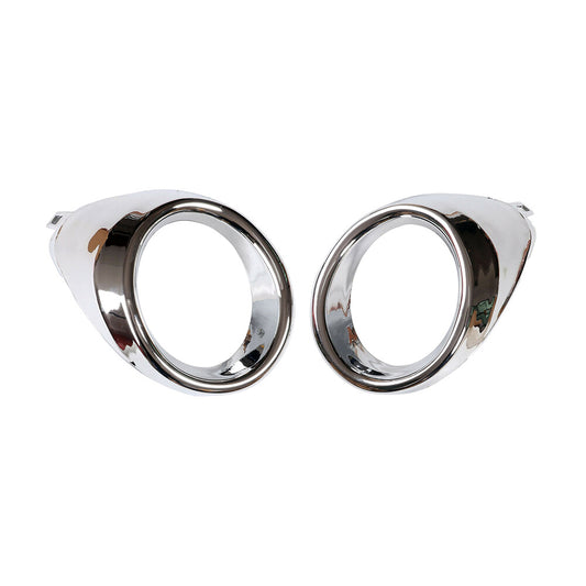 1Pair for Lexus ES300h ES350 Front Bumper Fog Light Lamp Bezel Trim Cover Chrome