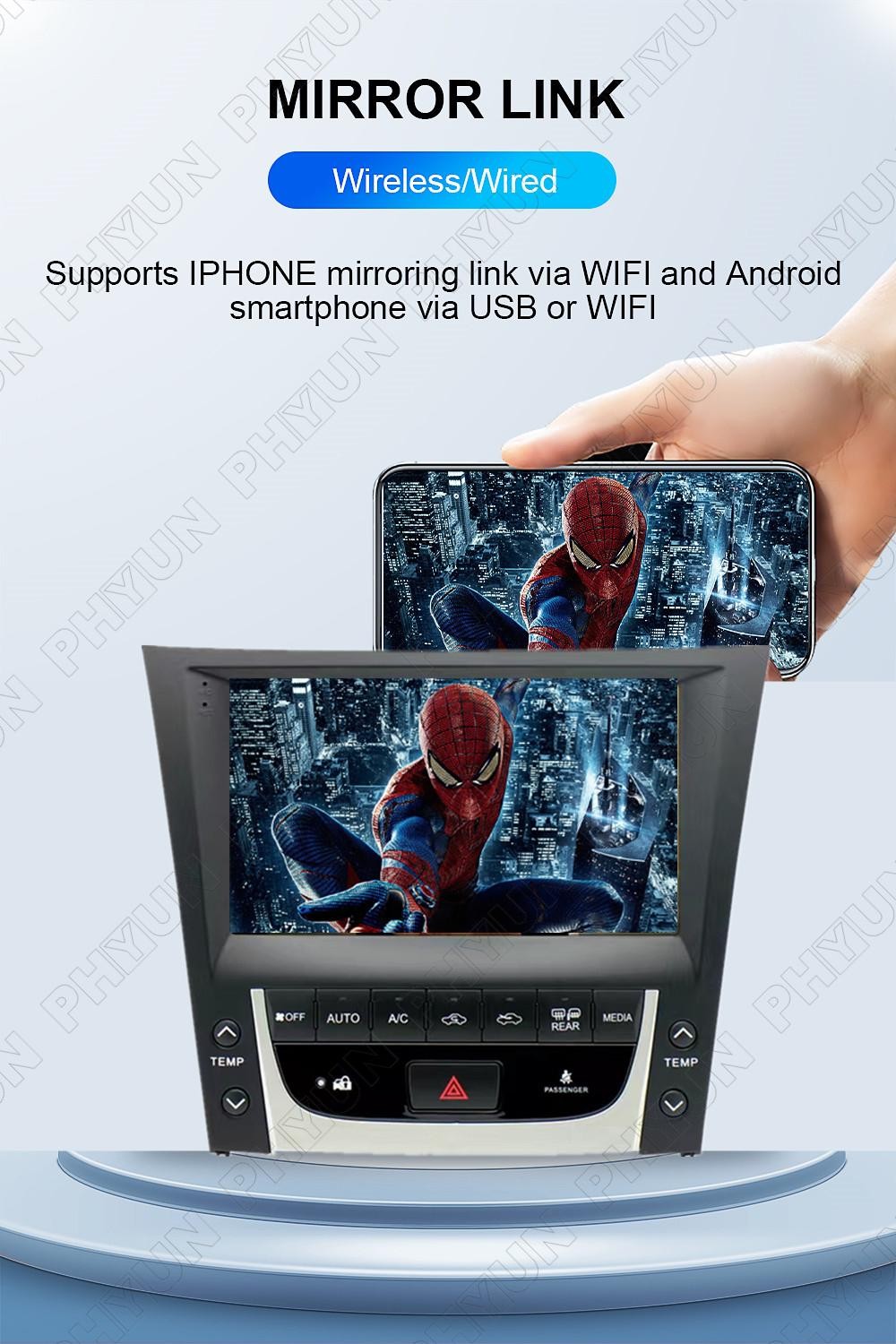 9 Android 11 Car Stereo Radio GPS Navi Wifi For 05-11 for Lexus GS Series w/Carplay