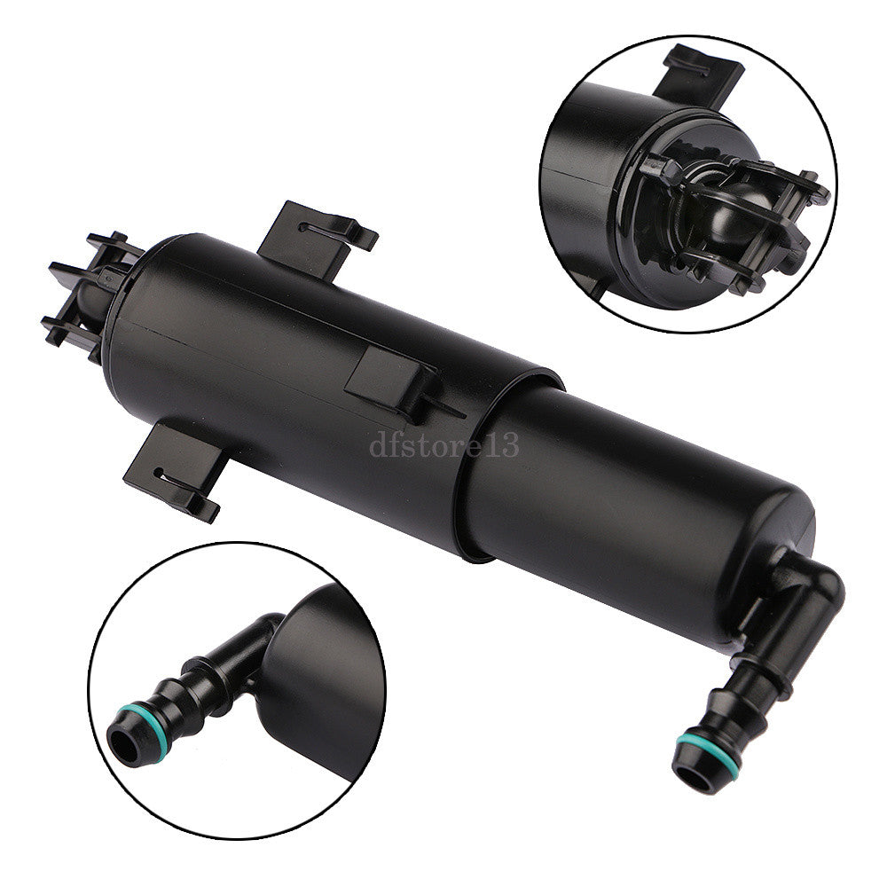 2-Piece Headlight Cleaning Sprayer Washer Nozzle Pump Cylinder for BMW E90 3 Series