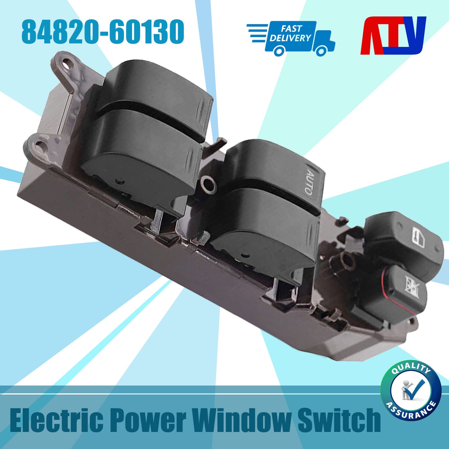 84820-60130 for Toyota for Land Cruiser Master Electric Power Window Switch 1998-2002