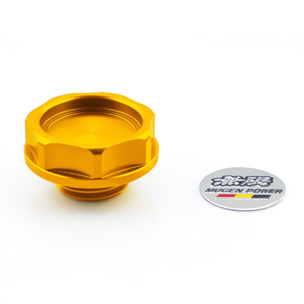 JDM Gold Screw-In Engine Oil Filler Tank Cap Valve Cover for Honda for Acura for Civic