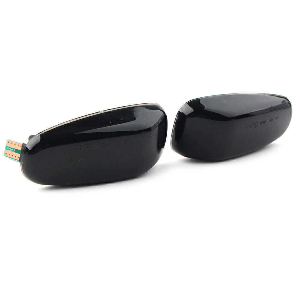 LED Sequential Dynamic Black Side Marker Light Fit for Benz C E CLK Class W210 W202