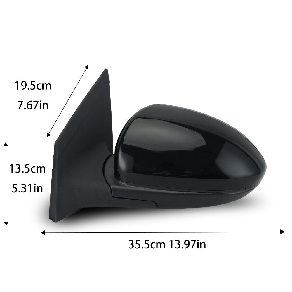 F¨¹r for Chevrolet for Cruze 2009-2014 Spiegelglas Au?enspiegel Links Schwarz 96831834