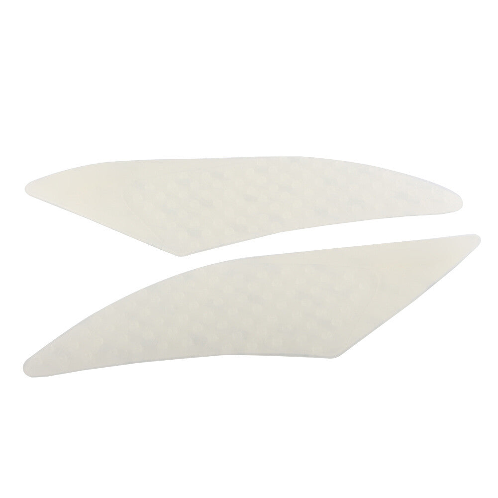 2x White Tank Traction Pad Side Knee Grip Protector for Yamaha YZF R6 2017-18