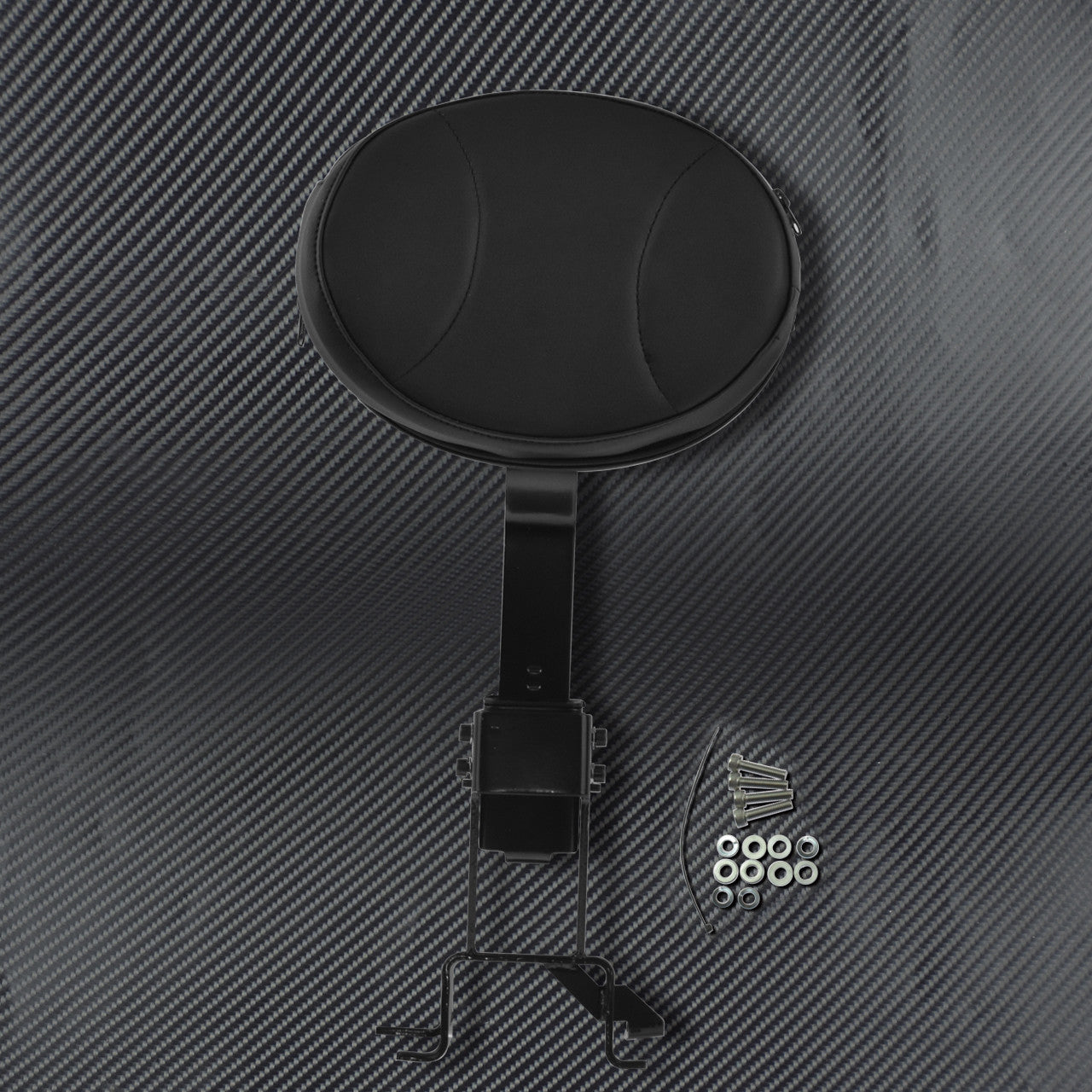 Adjustable Drive Backrest w/ Mounting Kit Fit For Indian Models 2014-2018 Black