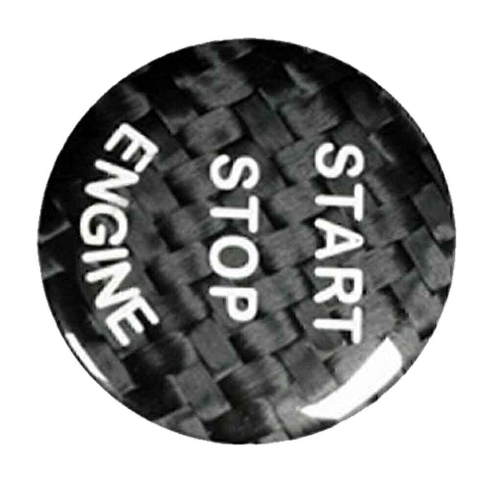 Keyless start button protective cover, Trim Fit, for BMW F-Chassis 1 2 3 4 5 6 X3 M5, Black.