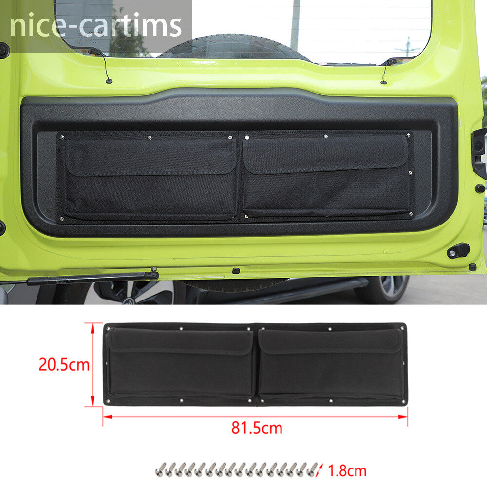 for Suzuki for Jimny 2019-2023 Black Tailgate Storage Bag Case Cover Tool Organizer