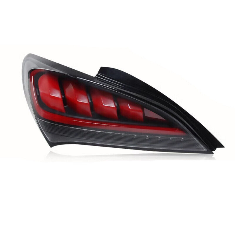 Left for Hyundai for Genesis Coupe 2010-2016 LED Tail Light Shiny Black Sequential