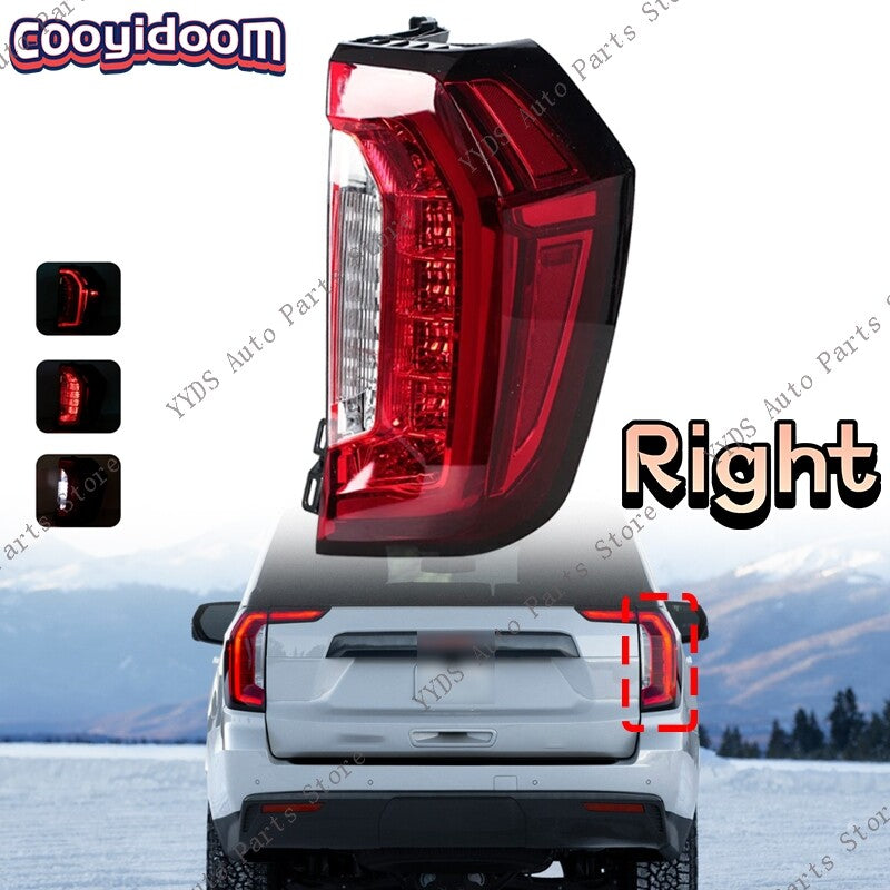 Right Side for GMC for Yukon 2021-2024 LED Rear Tail Light Driving Light