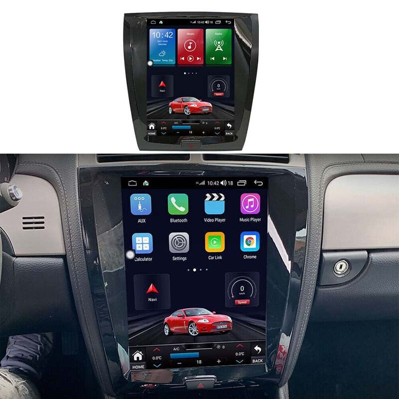 Android 06~13 for Jaguar XK XKR S XKR-S GPS Navigation 12.1 Touchscreen radio