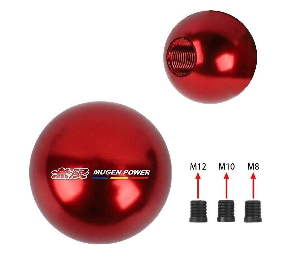 Manual shift lever, Mugen round ball, red, suitable for Honda for Acura