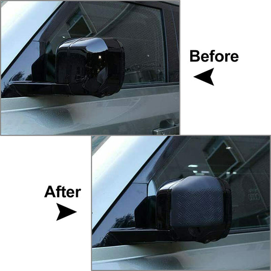 2 Pcs Exterior Rear View Mirror Cover Trim Fits for Land Rover for Defender 90 110 20-23