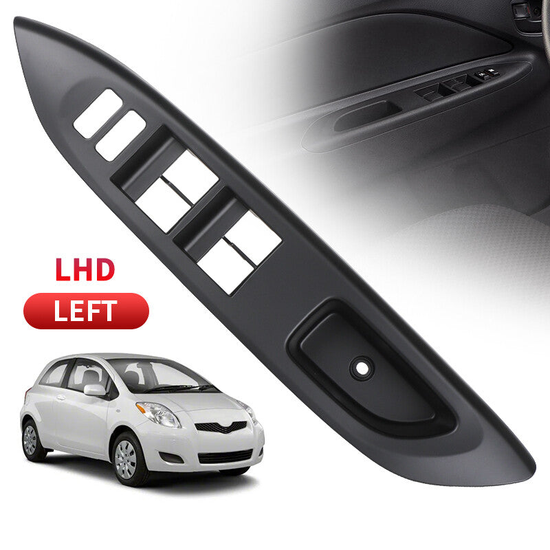 MASTER POWER WINDOW SWITCH BEZEL TRIM BLACK fit 2006-2016 for Toyota Yaris 4D Sedean