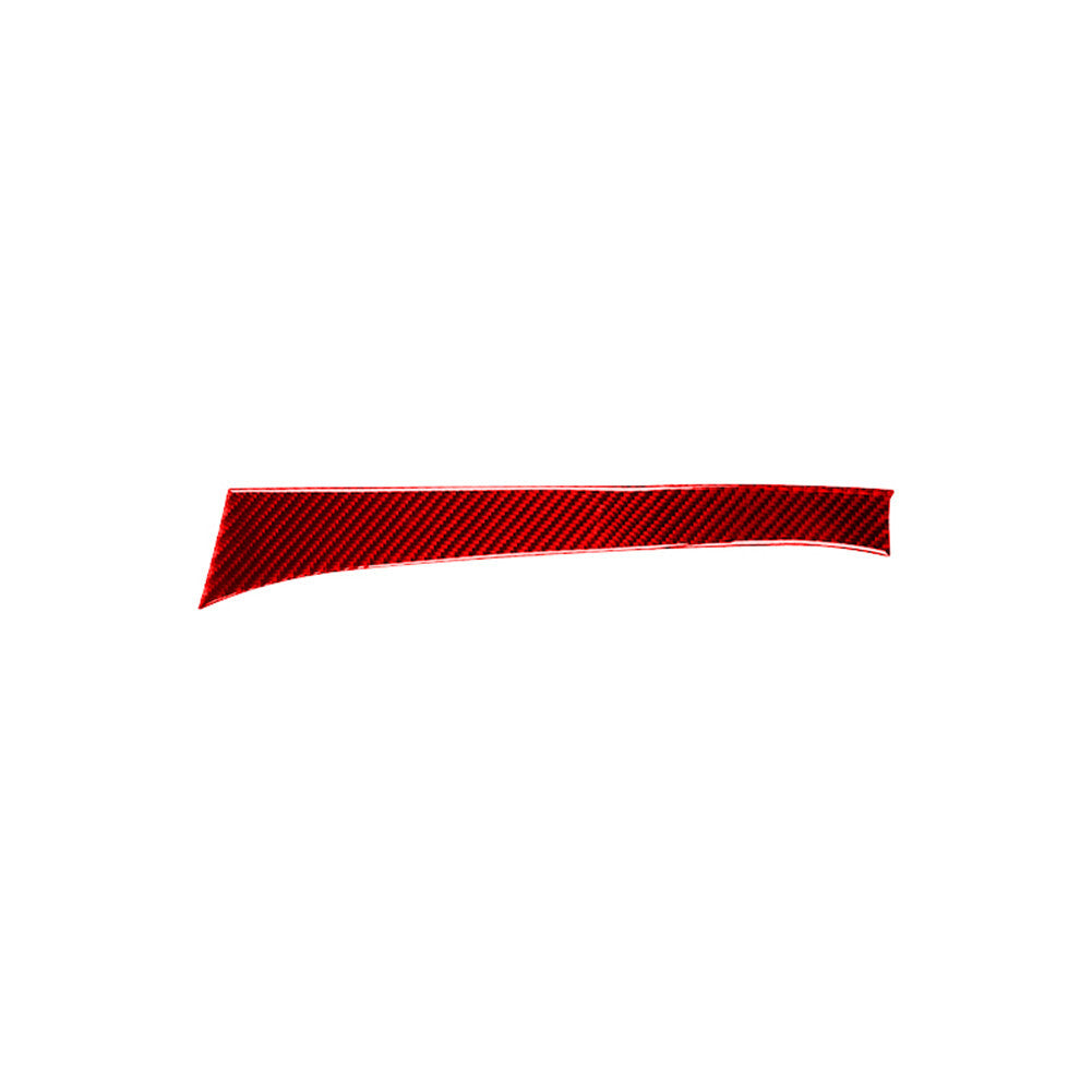 Red Carbon Fiber Passenger Dashboard Cover Trim for Nissan Rogue 2014-2016