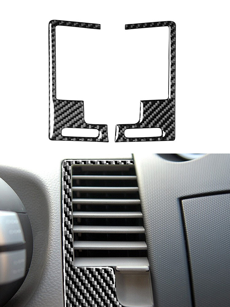 Center Console Air Vents Panel Trim Cover Carbon Fiber for Nissan 350Z 2006-2009
