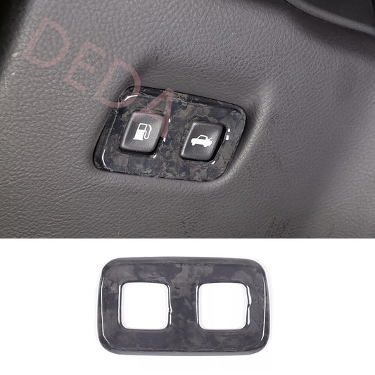 Forged Carbon Fiber Fuel Tank Switch Button Trim for Chevrolet for Corvette C6 05-13