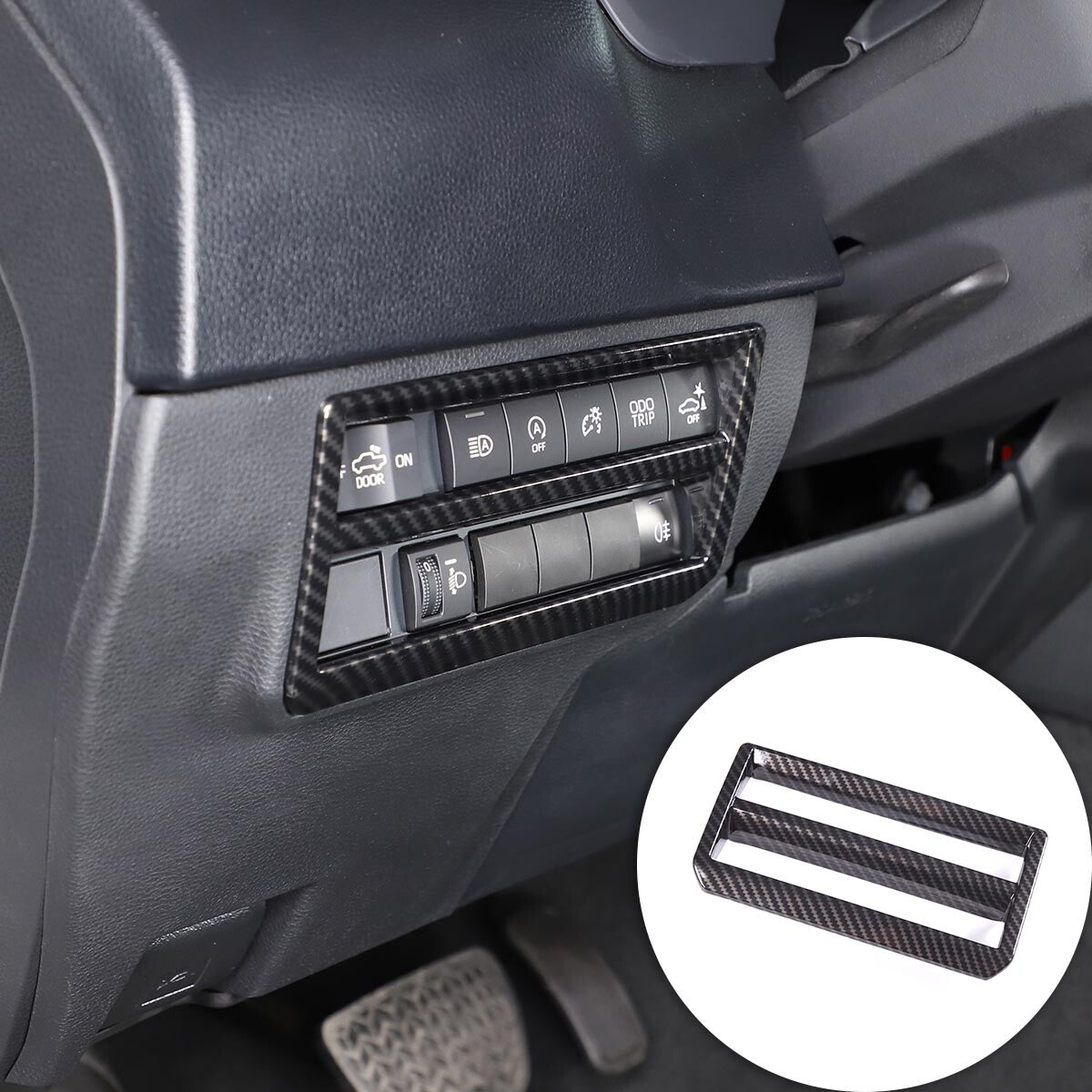 Black ABS right center console storage tray suitable for Toyota GR86 / for Subaru BRZ 22-24