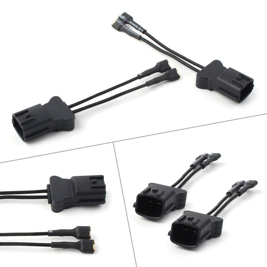Horn Speaker Adapter Wiring Harness Pigtail Socket for Hyundai 2PCs Plastic Car