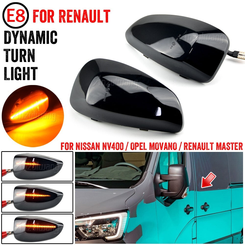 Dynamic Turn Signal Light for Renault Master 2010 for VAUXHALL / for OPEL MOVANO for NISSAN