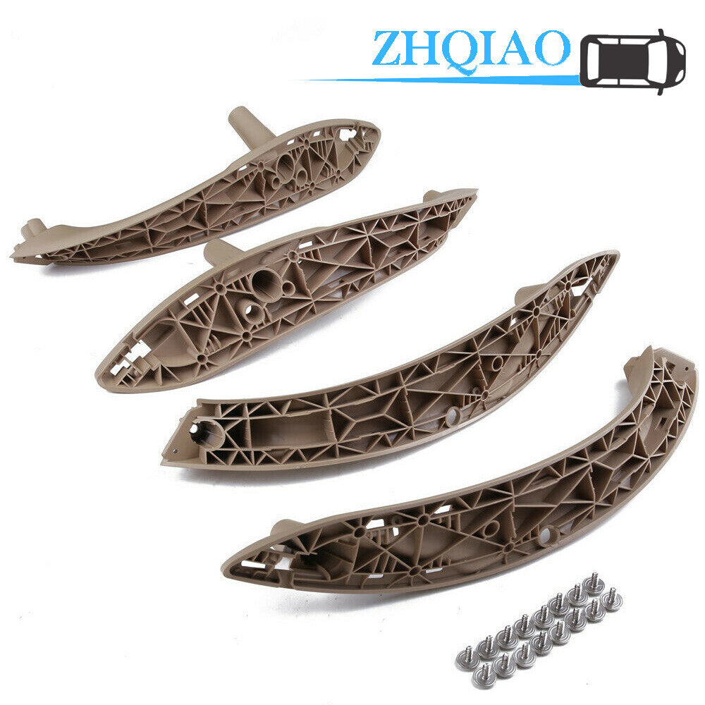 4PCS 51427281469 Beige Inner Trim Door Pull Handle Set Fit for BMW F30 F80 F31 M3