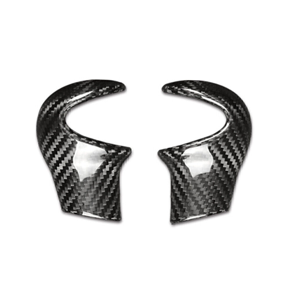 Black Carbon Fiber Gear Shift Knob Cover Trim Fit for Mini Cooper R55 R56 R60