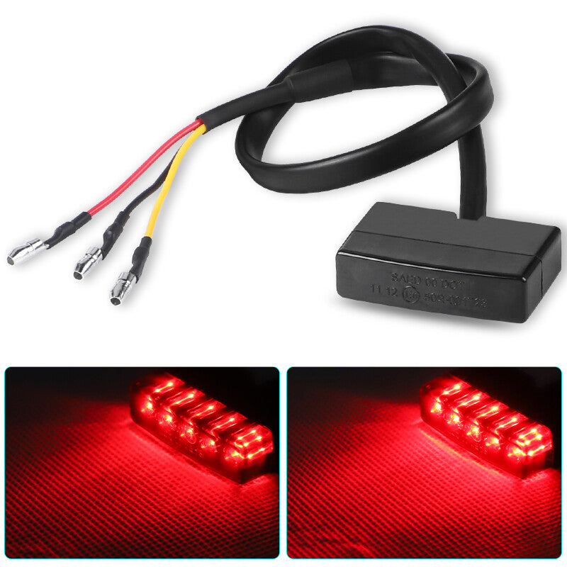 LED Motorcycle Tail Light for Mini Rear Running Brake Lamp 12V E11 Dirt Bike