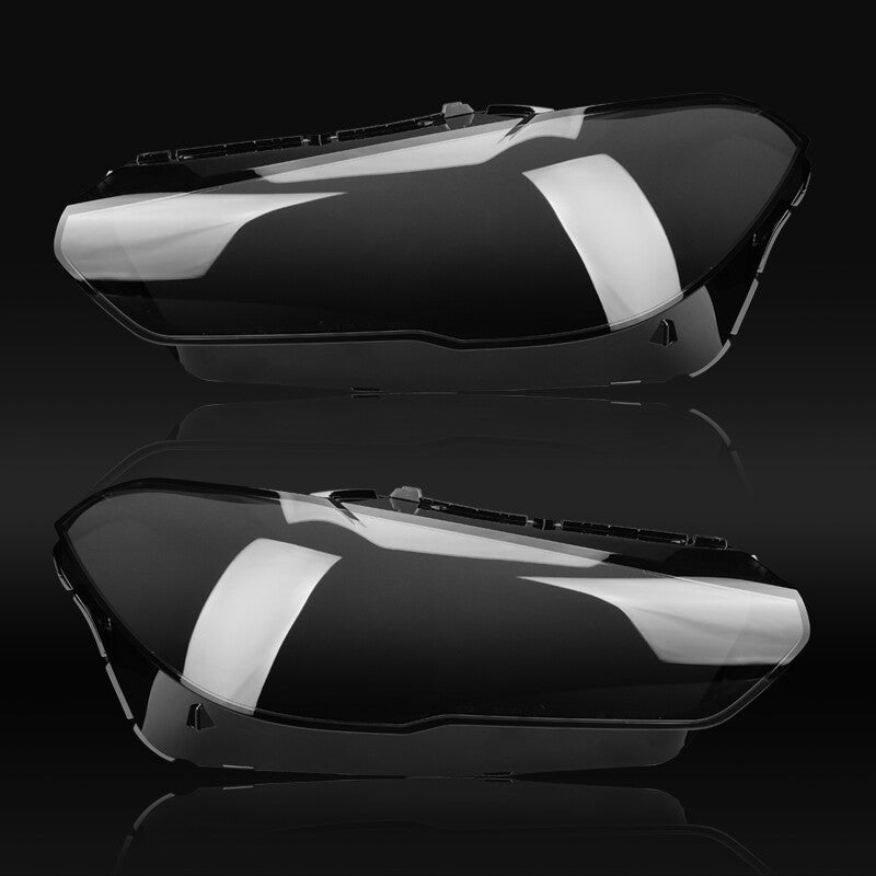 A pair of headlight lens protective covers for BMW X5 G05 X6 G06 2019 2020 2021