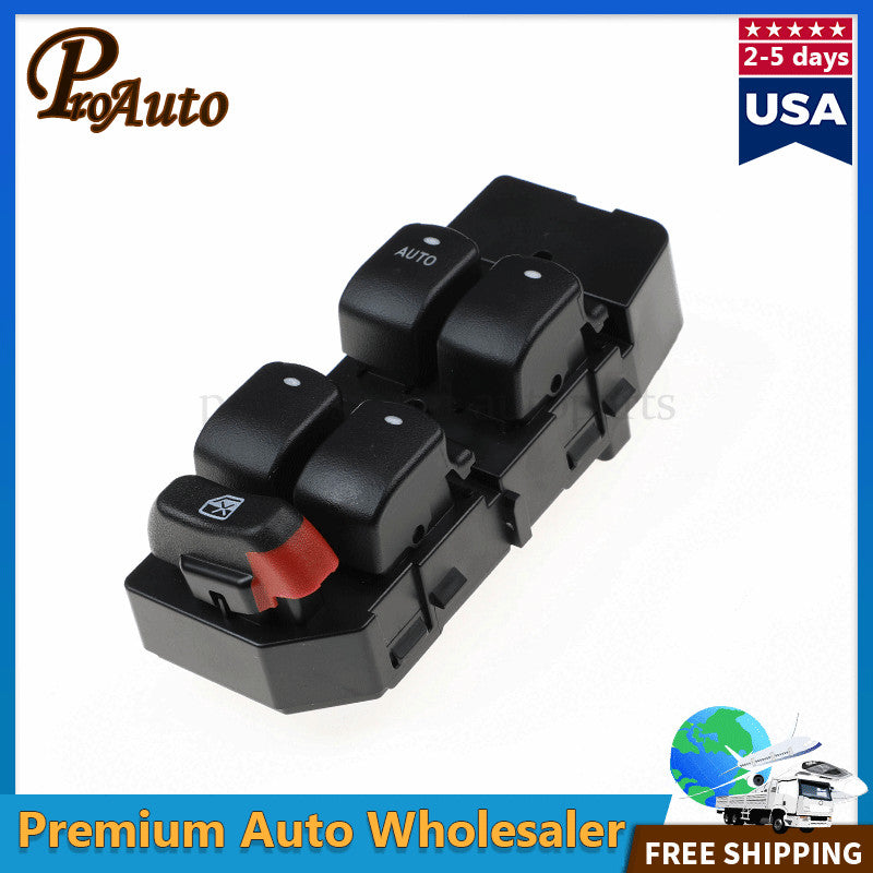 Master Window Switch Front LH Driver Side For 2004-2008 for Chevy Malibu 22626529