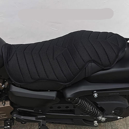 Motorcycle for Seat Pad Comfort Cushion Air Pillow Cover Shock Absorption Pad Black