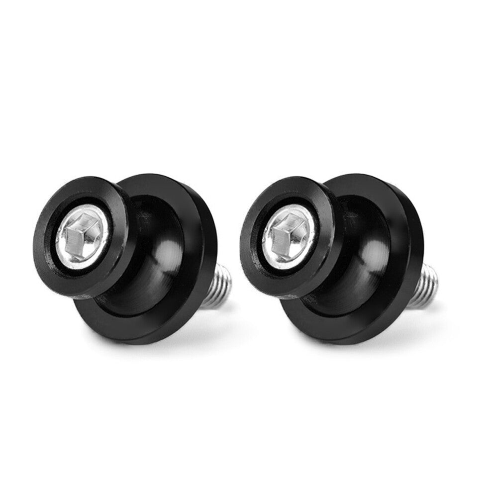 8MM Swingarm Spools Slider Stand Screw for Honda CBR 600 900 1000 RR Black 2PCs