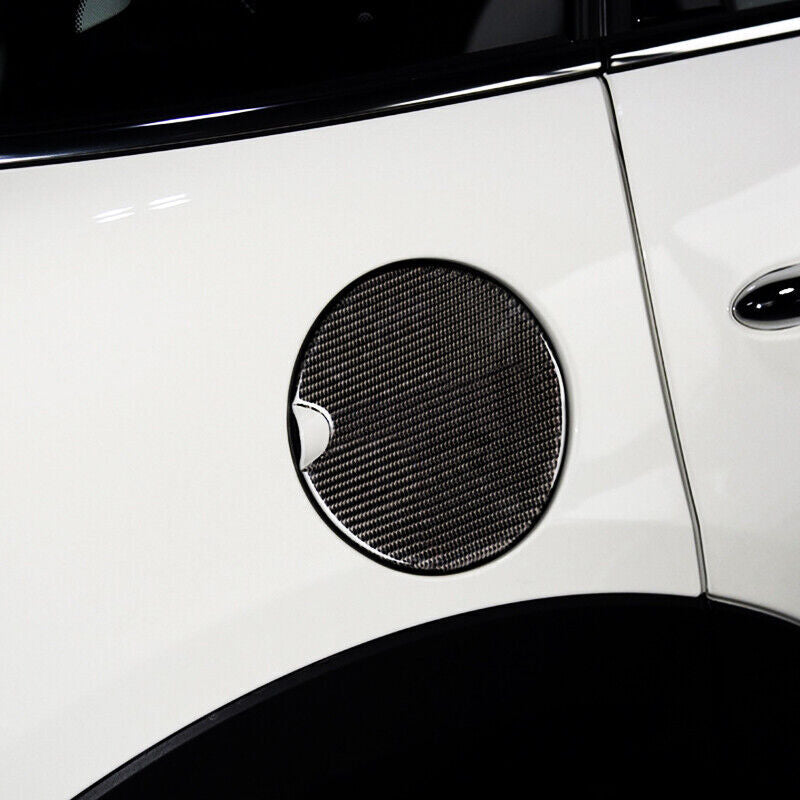 Carbon Fiber Door Gas Cap Fuel Filler Tank Cover for BMW for Mini Cooper F55 F56