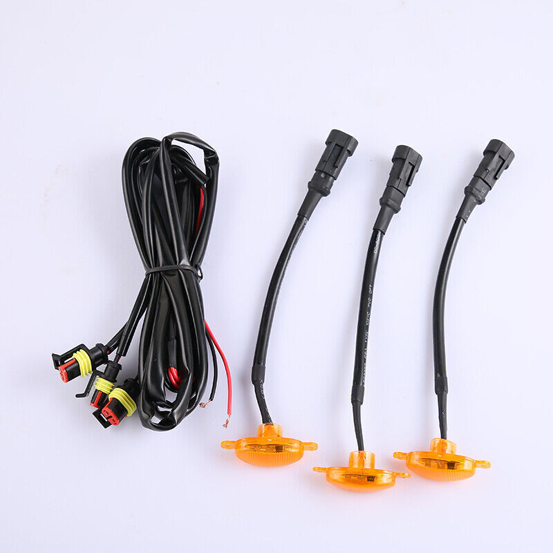 for Ford Explorer 2006-2010 Front Grille yellow LED Light Style DRL Lamp