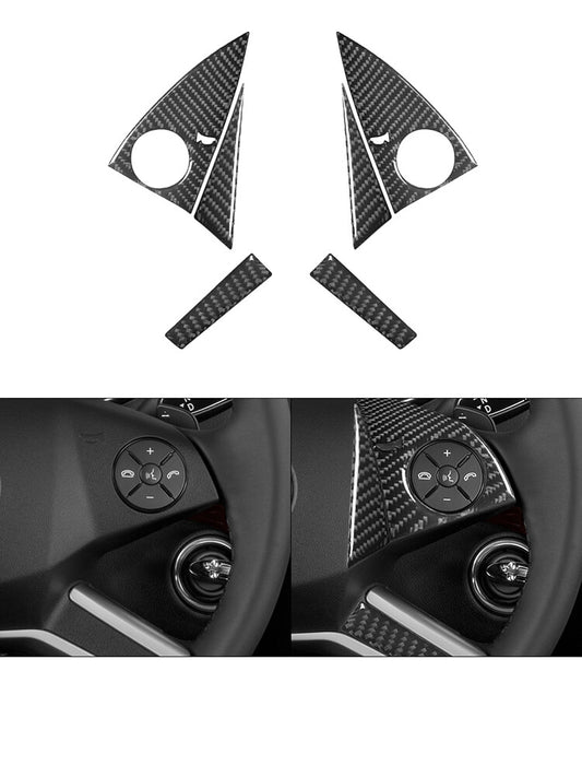 for Mercedes R-Class 2009-2012 4Pcs Steering Wheel Frame Type-C Trim Decor Cover