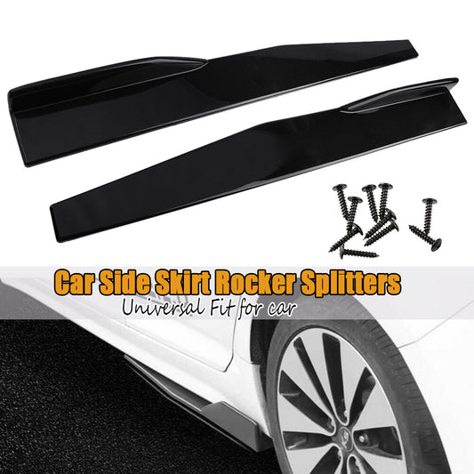 2-piece General Motors side skirt rocker panel body kit splitter Canard diffuser