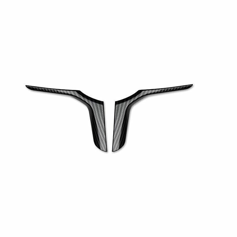For Auto for BMW 5 Series G30 2018-2022 Carbon Fiber Steering Wheel Frame Cover Trim