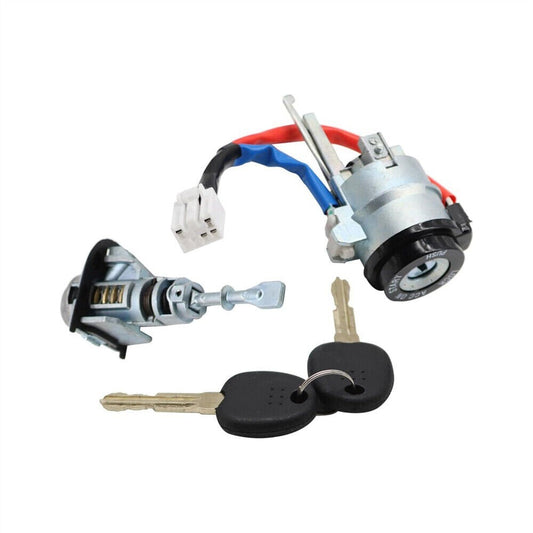 Galvanised Ignition Switch Door Lock Cylinder 2 Keys Fit for Kia Forte 2009-2022