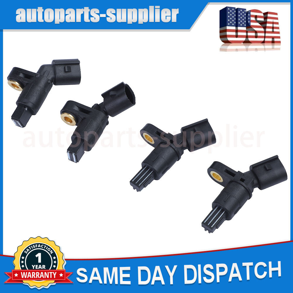 4-piece ABS wheel speed sensor set (front and rear) suitable for Audi TT, for Volkswagen Beetle, for Golf , for Jetta
