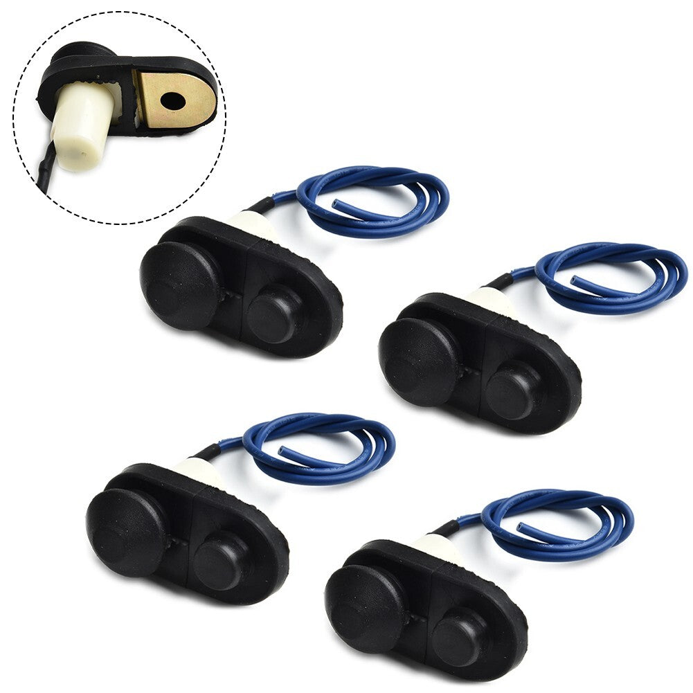 Door light switch replacement parts/spare components, plastic + metal, 5 x 2.5 cm